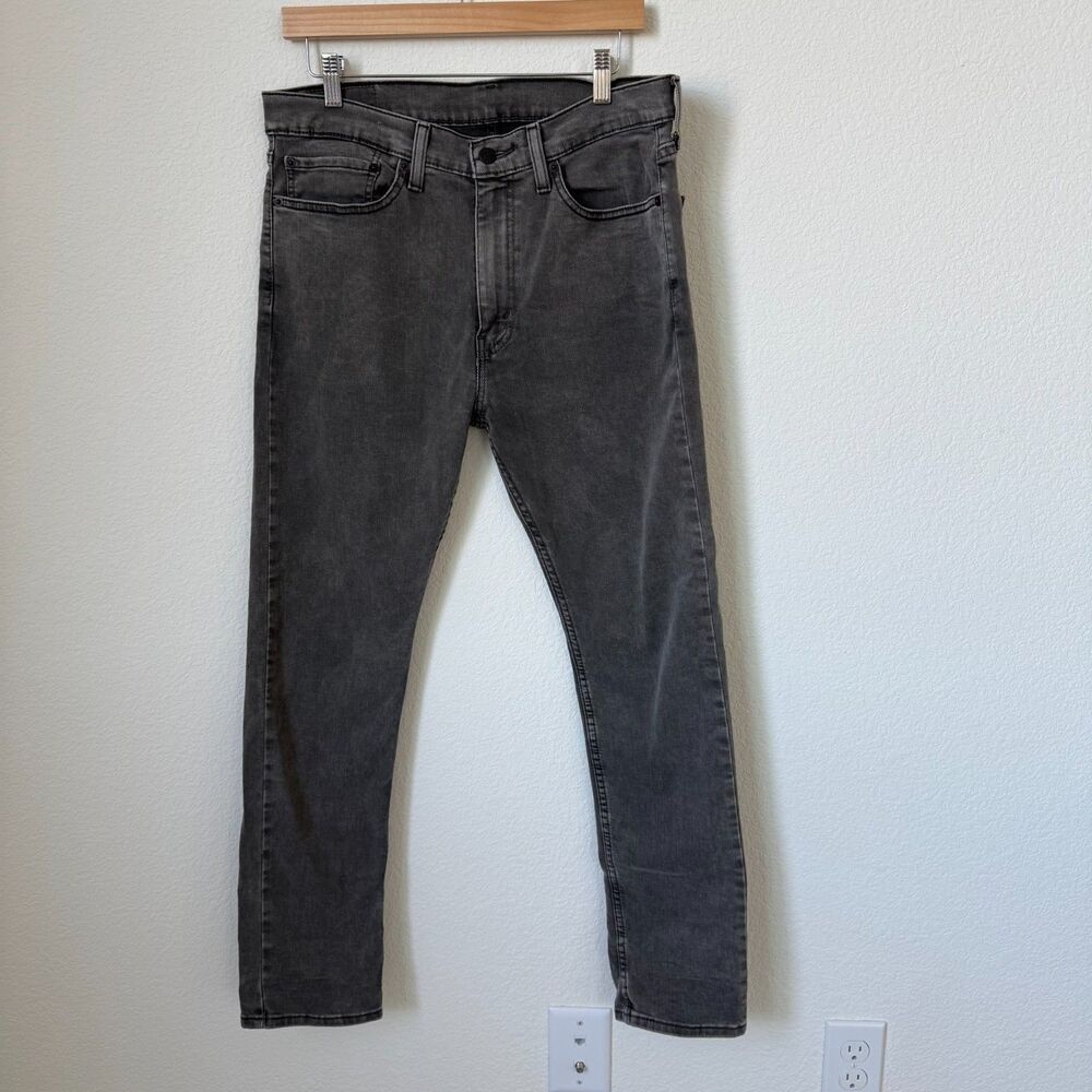 Levi's 510 Skinny Fit Men's Mid Rise Grey Denim Jean, size‎ 34 (A10) - Picture 13 of 13